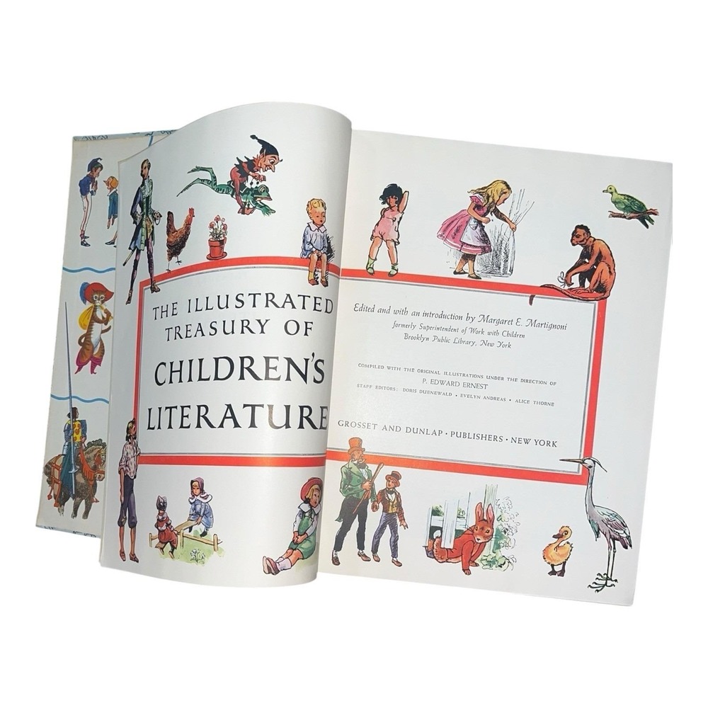 The Illustrated Treasury of Children's Literature 1955 HC Margaret E Martignoni